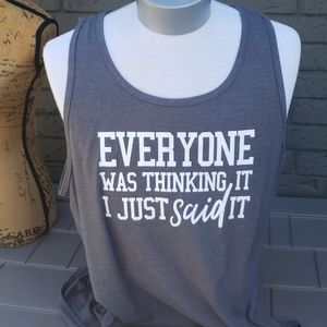 Mens graphic muscle tank new without tag